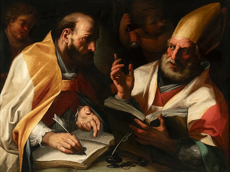 1625-Antonio Busca - Sant'Agostino e Sant'Ambrogio